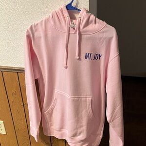 MT. JOY Pink Hoodie for Men